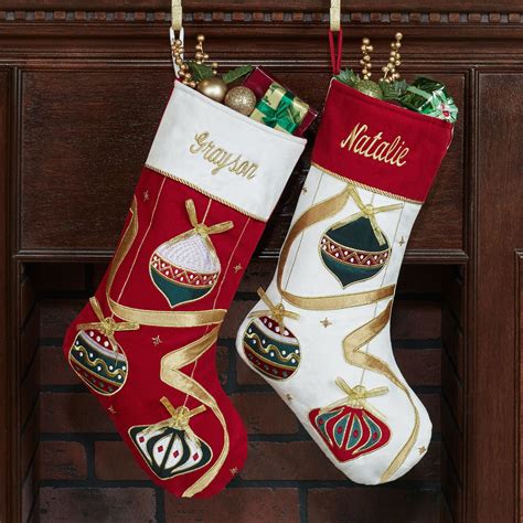 applique christmas stockings